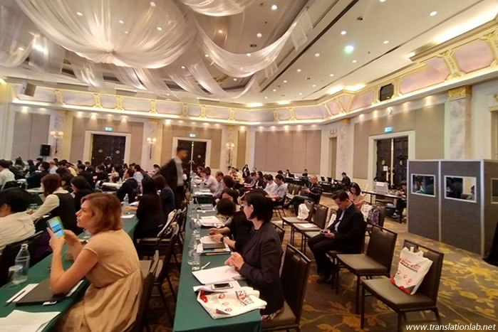 Translation booth service